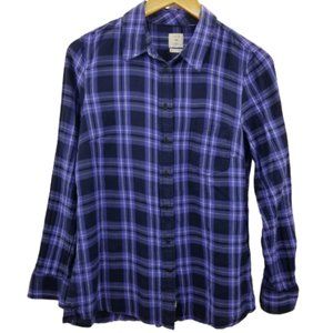 GAP Button Down Long Sleeve Boyfriend Flannel